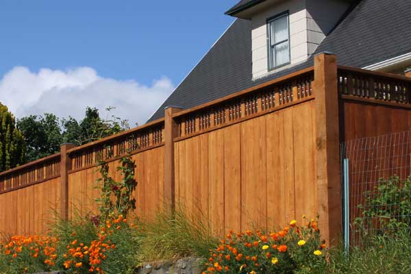 Wooden Fence Installation